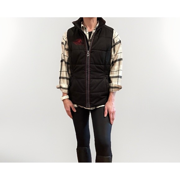 Ariat Puffer Quilted Vest Insulated Western Equestrian Medium - Picture 3 of 9